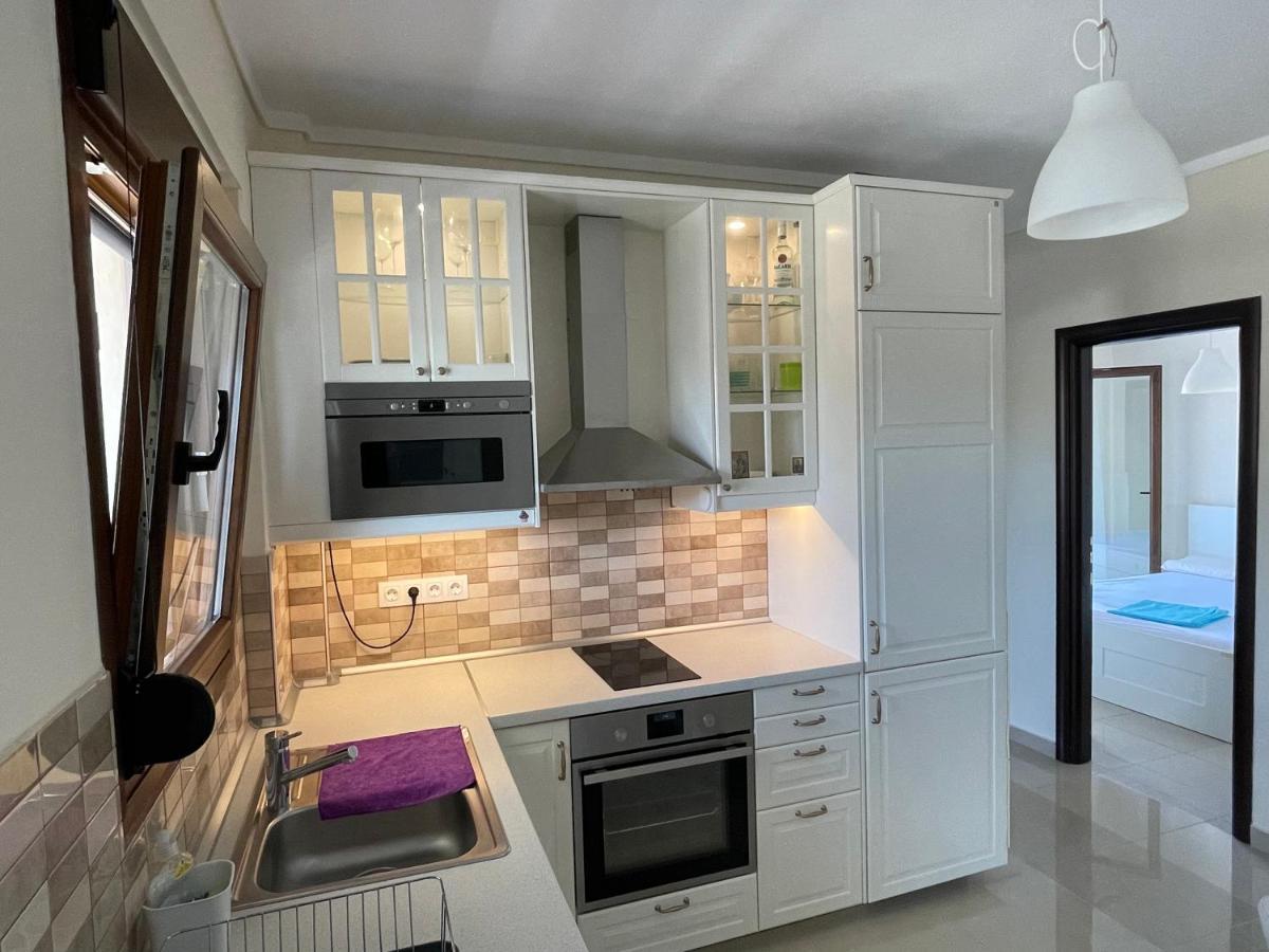 Luxury And Sunny Apartment 250 Mts From The Beach!! Peraía 외부 사진