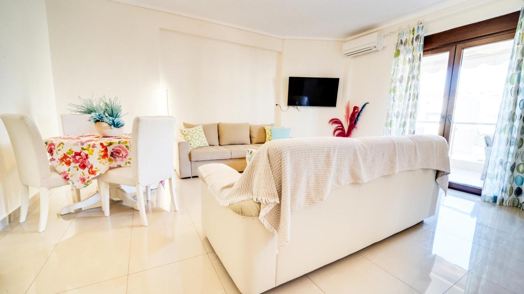 Luxury And Sunny Apartment 250 Mts From The Beach!! Peraía 외부 사진